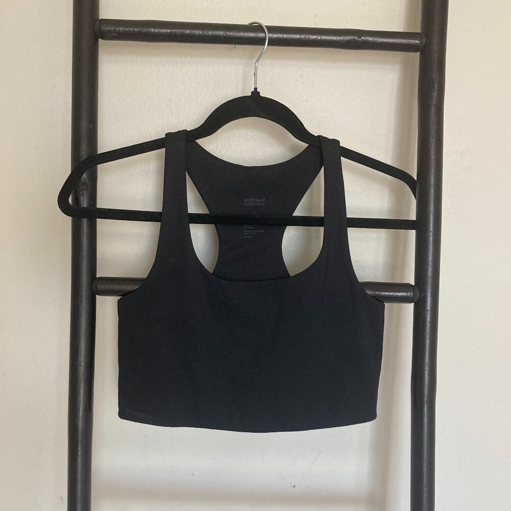 Girlfriend Collective Sports Bra -  Size S - Black